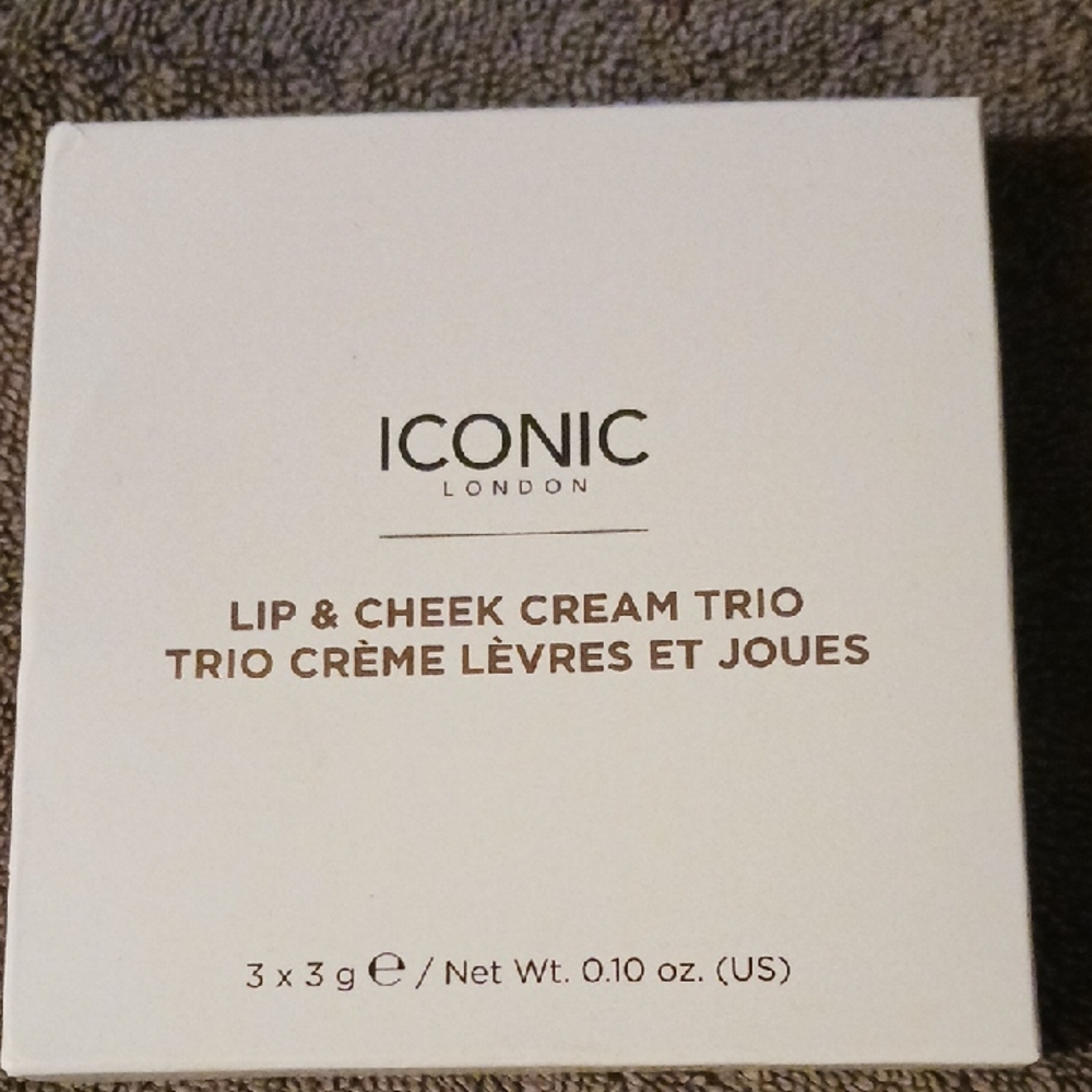 ICONIC London Lip & Cheek Cream Trio - White Box